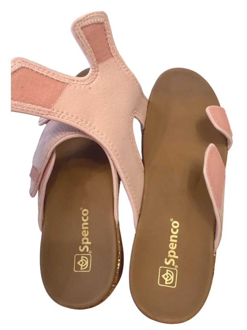 Waco Camille Pale Blush Size 8 Spenco Slip On Sandal NWB